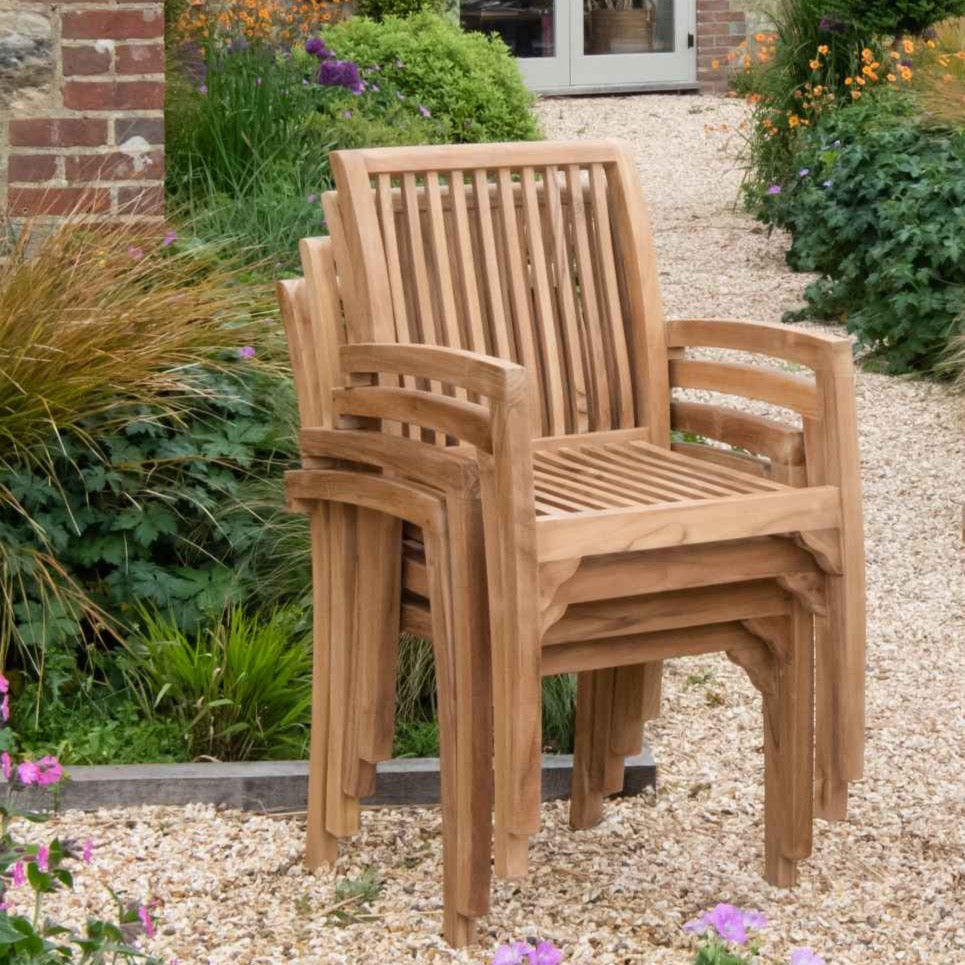 Flores Stacking Carver Chair